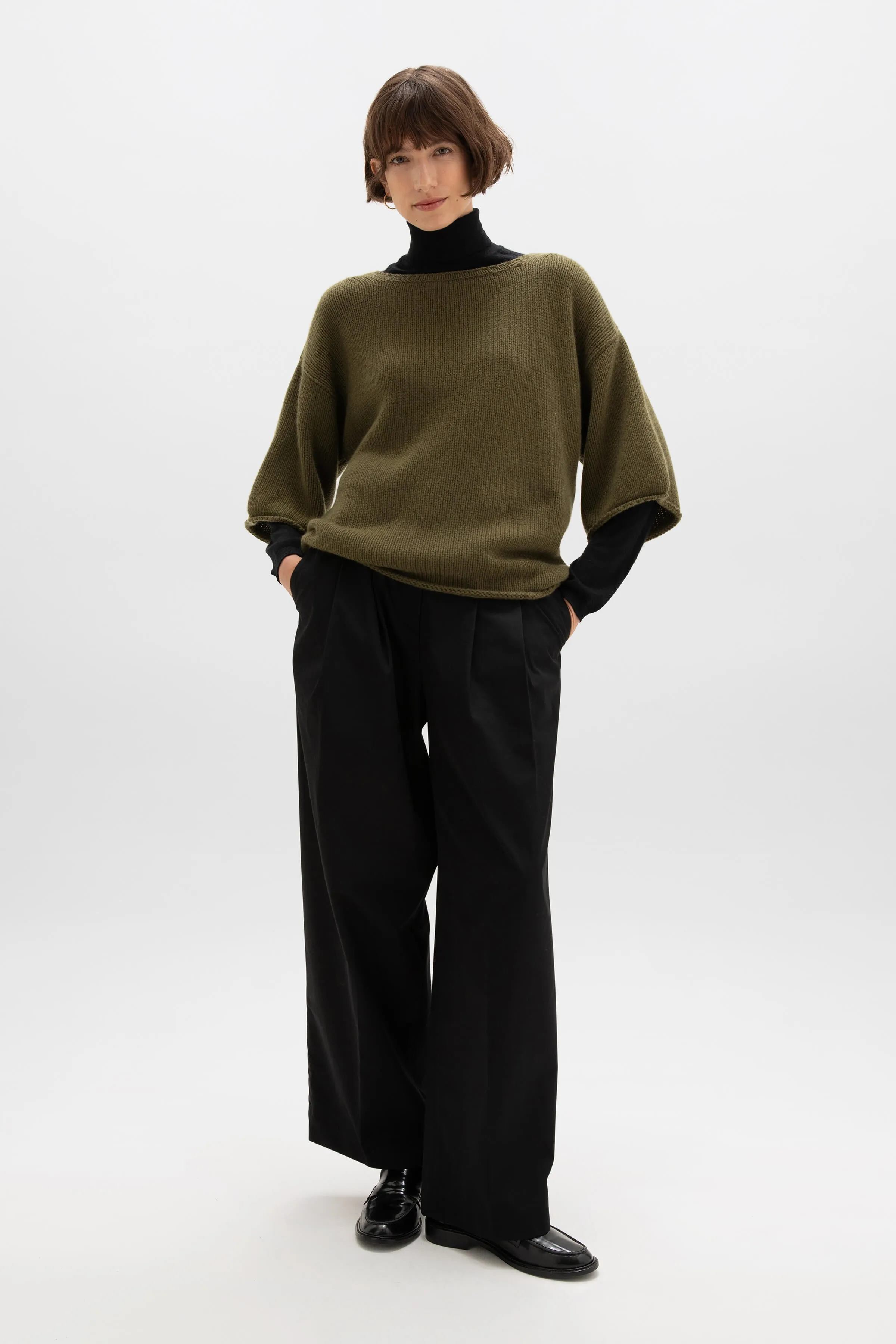 Boat Neck Cashmere Jumper