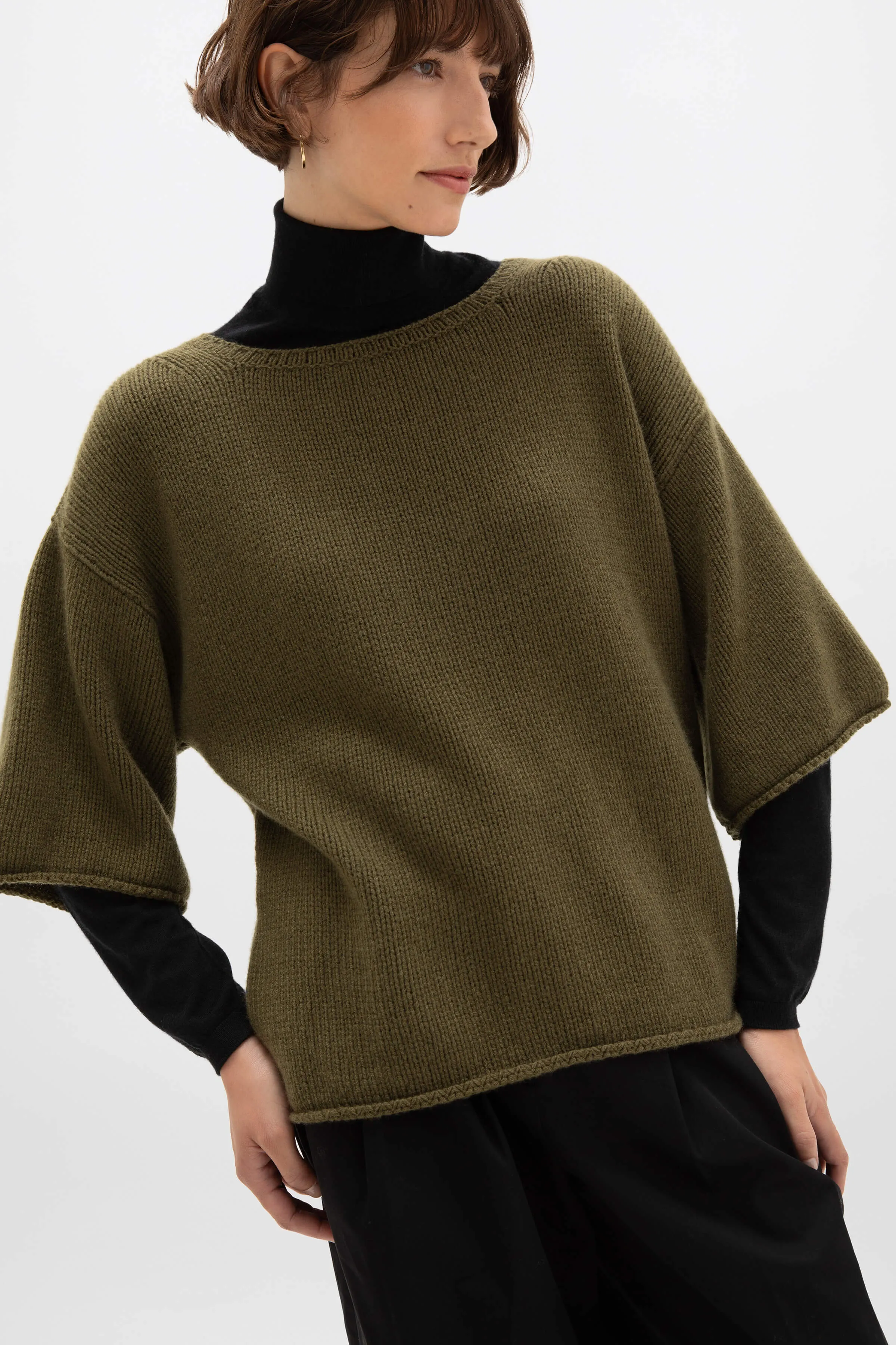 Boat Neck Cashmere Jumper