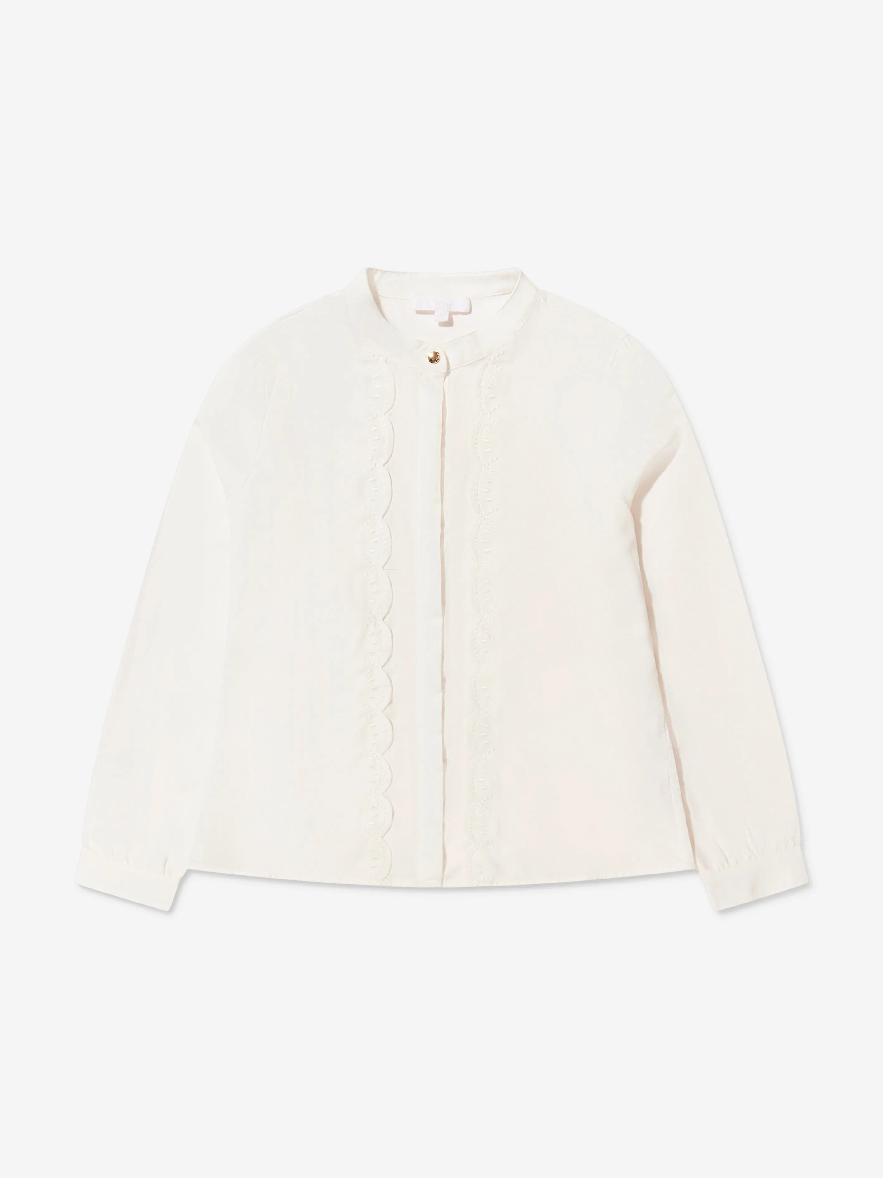 Chloé Girls Organic Cotton Blouse