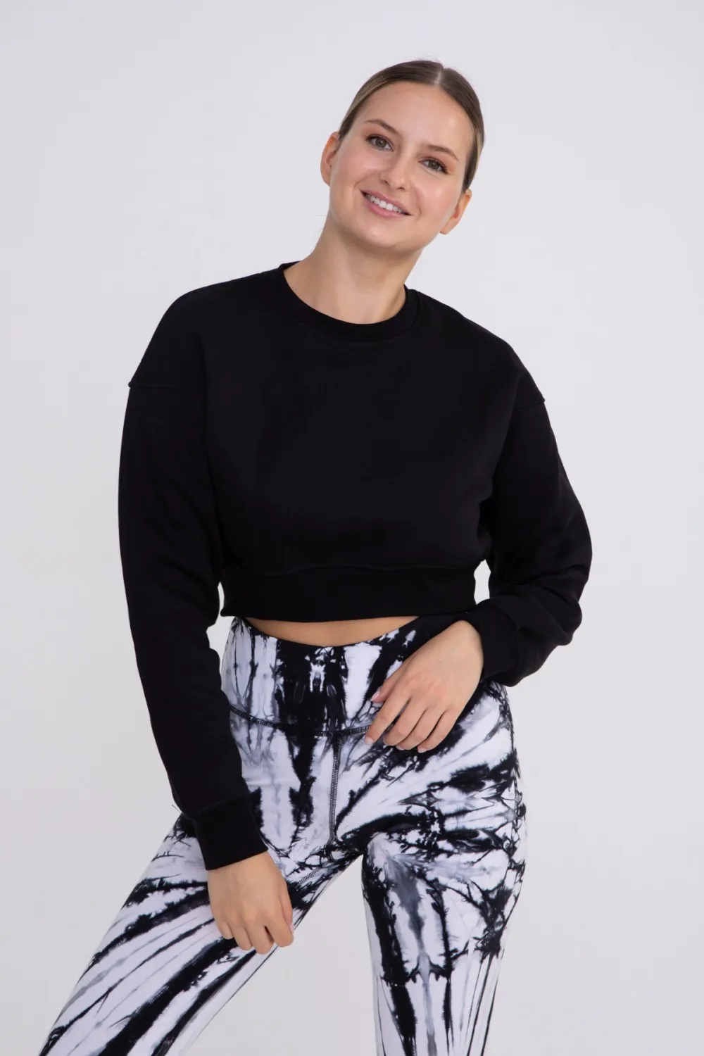 Cropped Sweatshirt Pullover