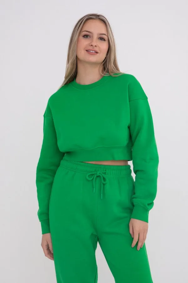 Cropped Sweatshirt Pullover