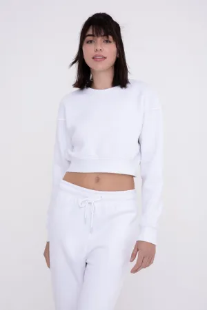 Cropped Sweatshirt Pullover