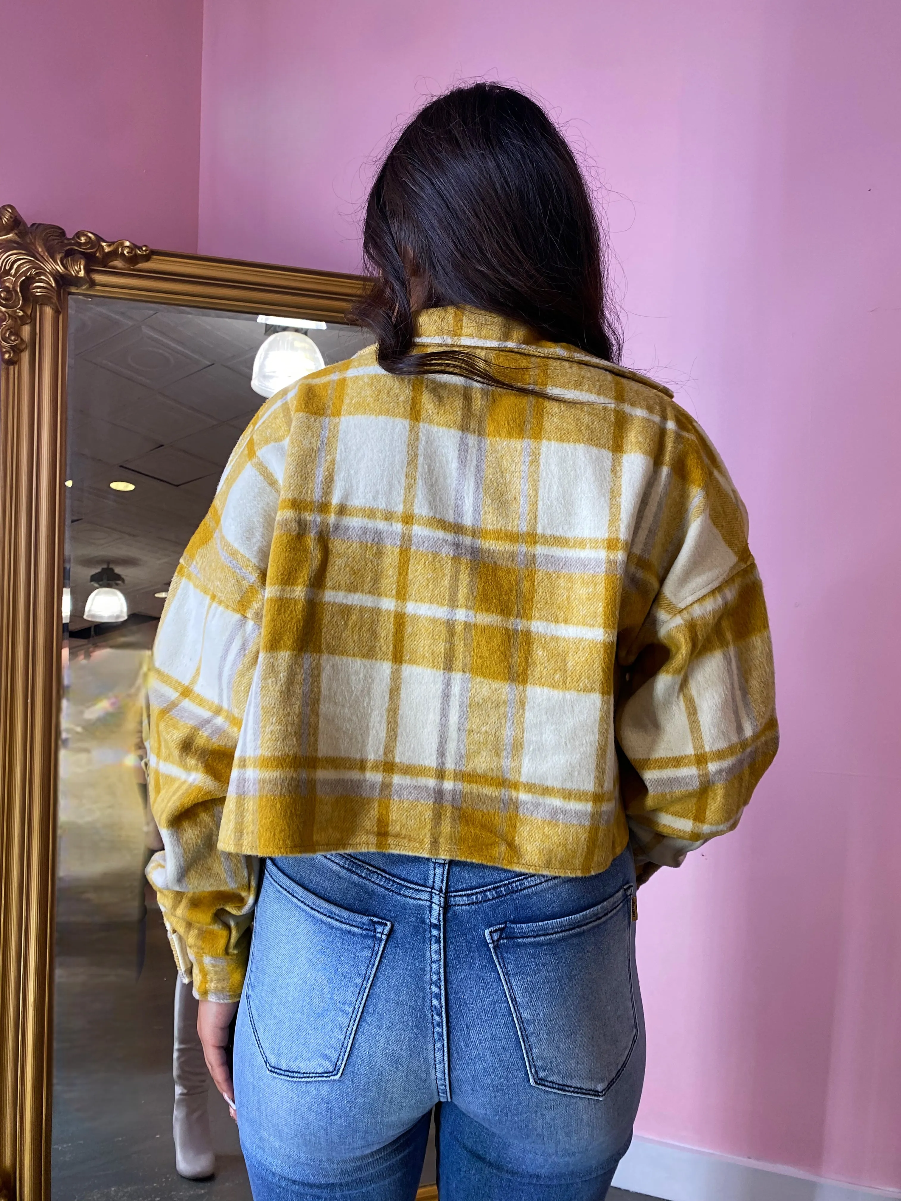 Forever in plaid jacket