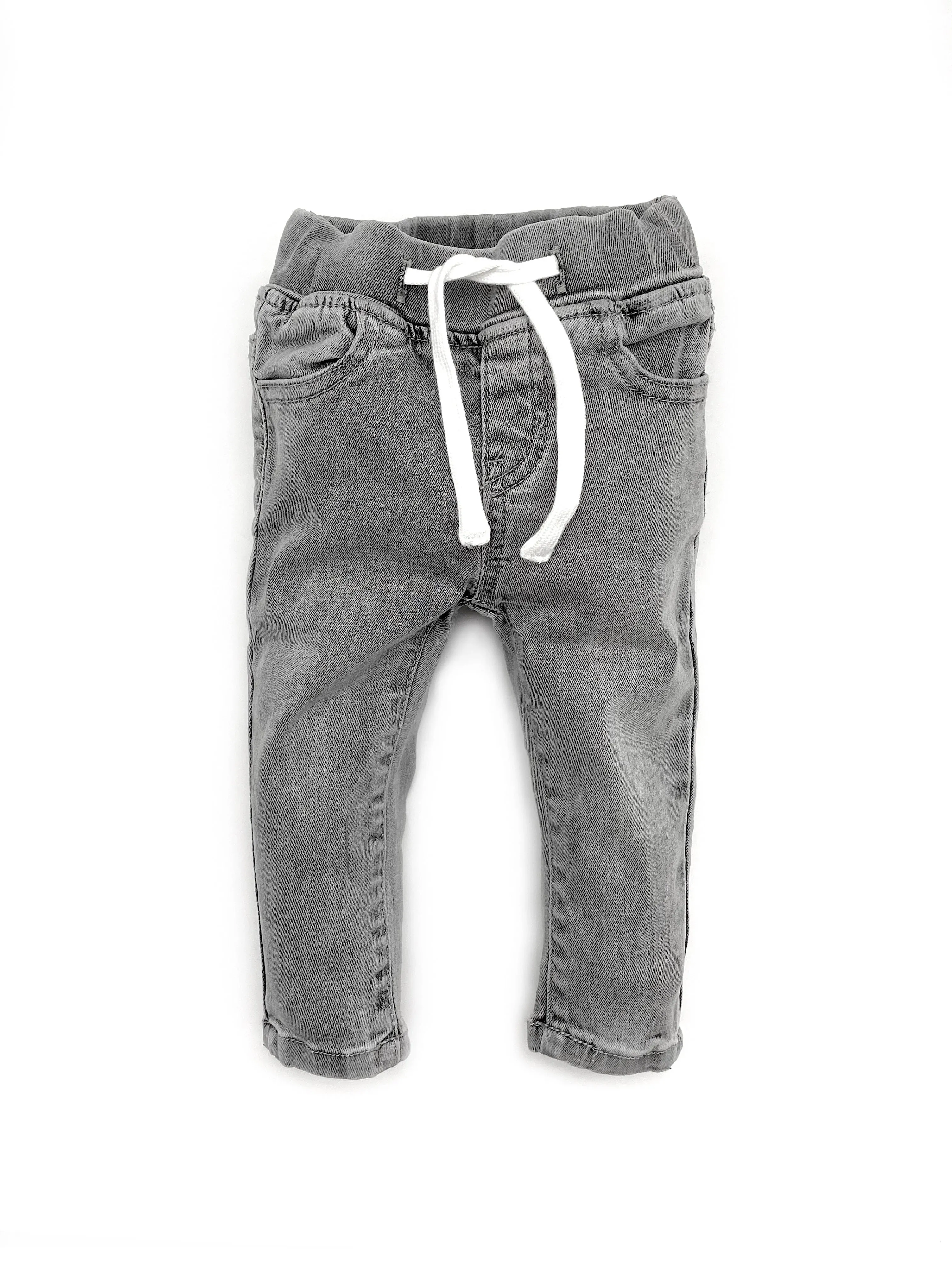 Grey wash denim jeans