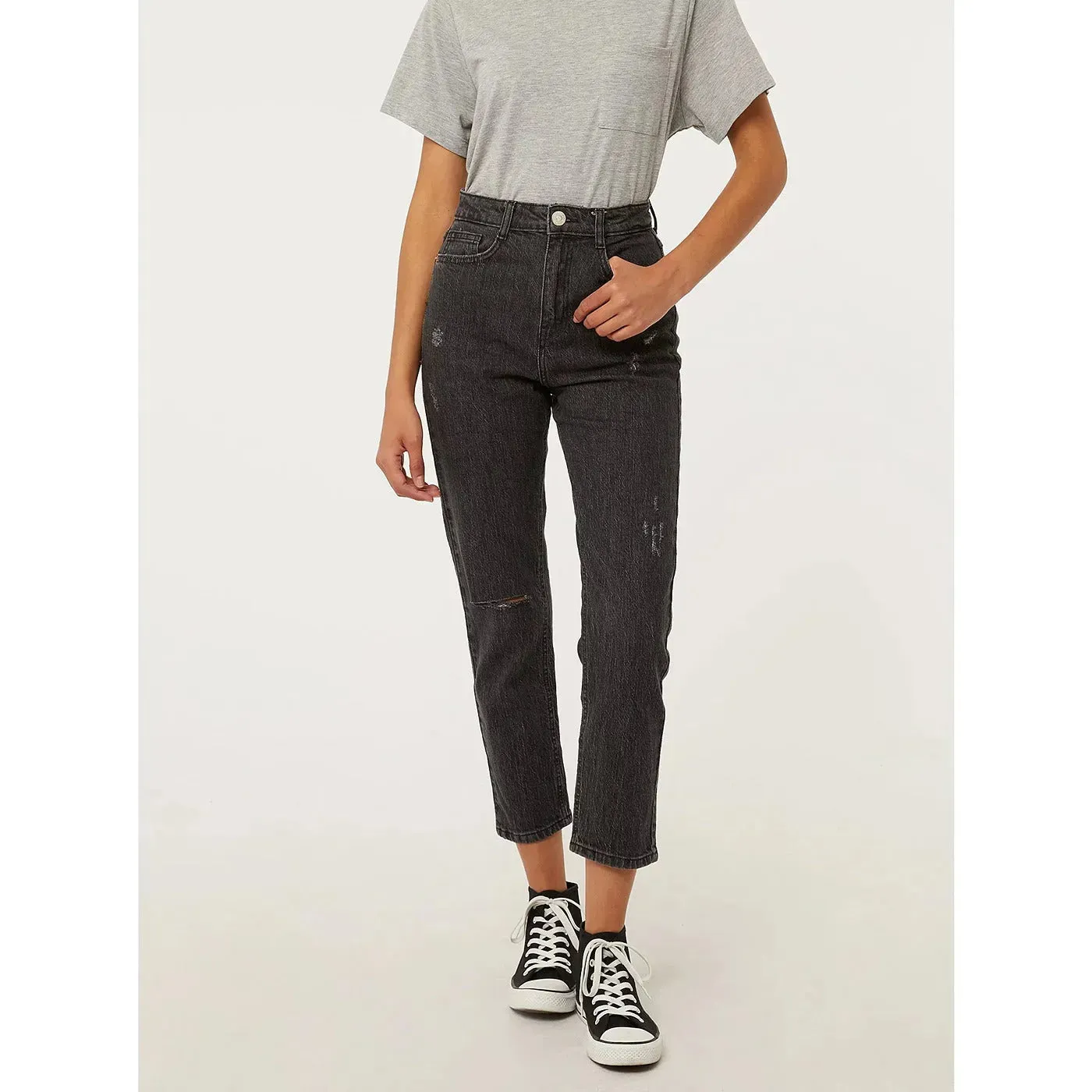 GRGE Black High Rise Jeans