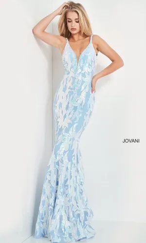 Jovani Long Sexy Sequin Mermaid Formal Prom Dress