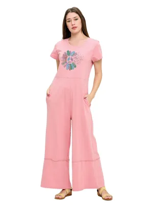 Jumpsuit Peace Flower Print