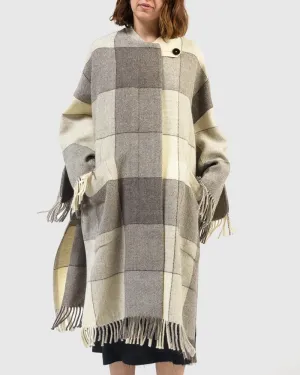 Luella Coat in Open Grey