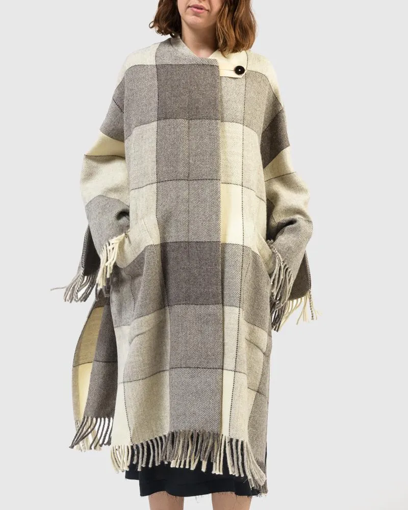 Luella Coat in Open Grey