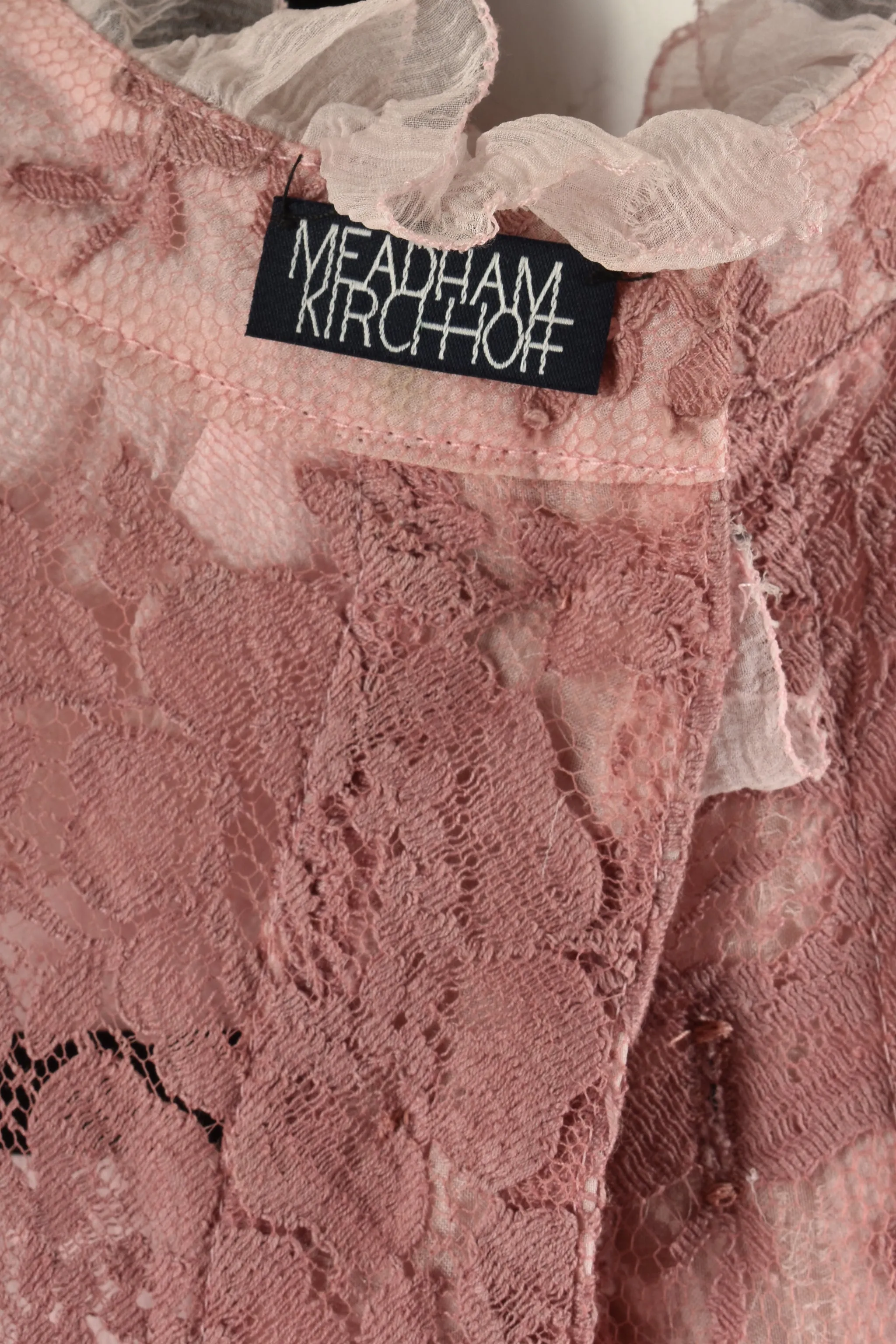 MEADHAM KIRCHHOFF 2014 pinafore dress XXS