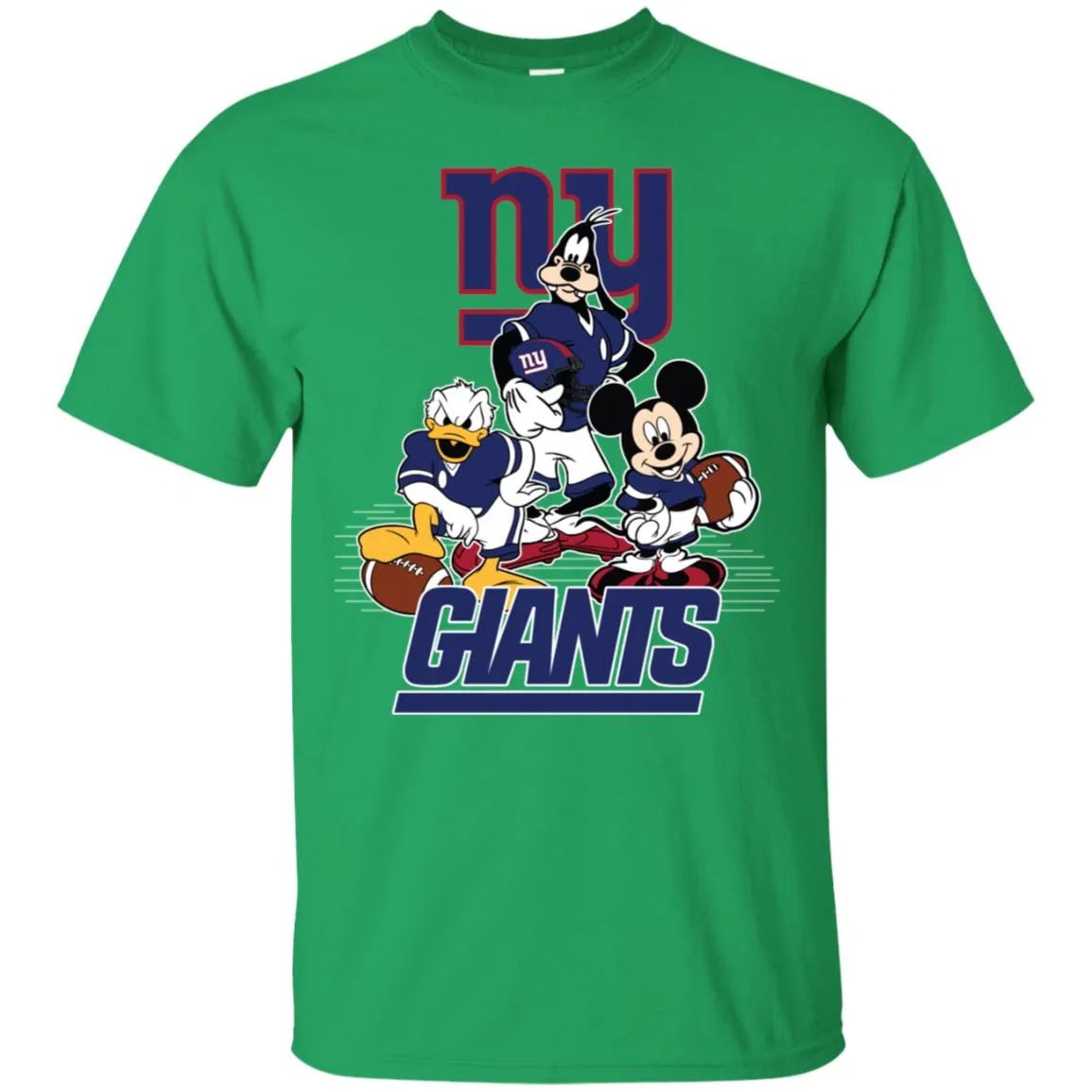 Mickey Mouse New York Giants American Football Nfl Sports Shirt