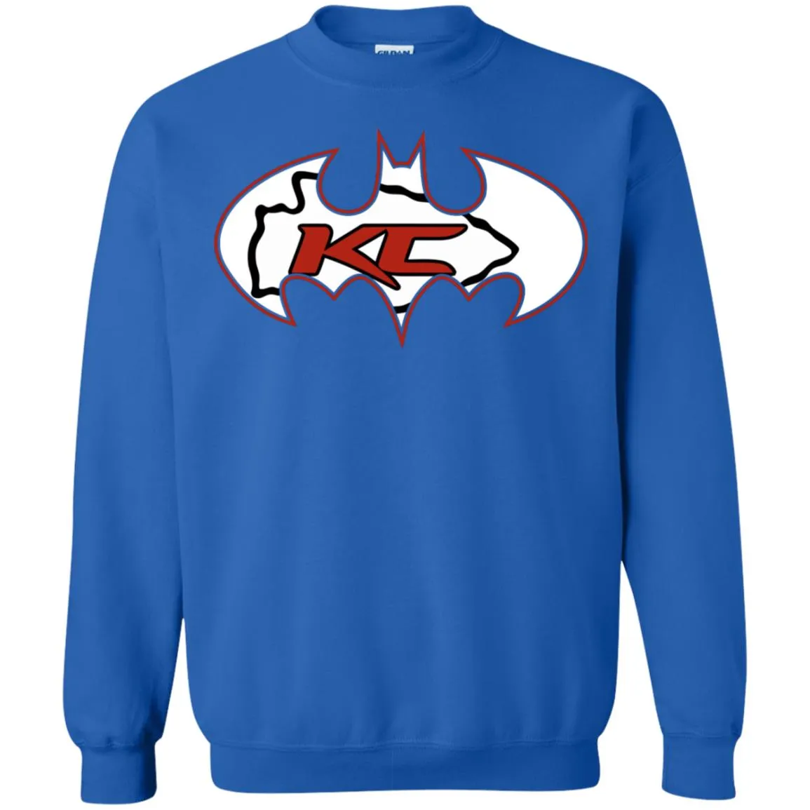 We Are The Kansas City Chiefs Batman Nfl Mashup Crewneck Pullover Sweatshirt