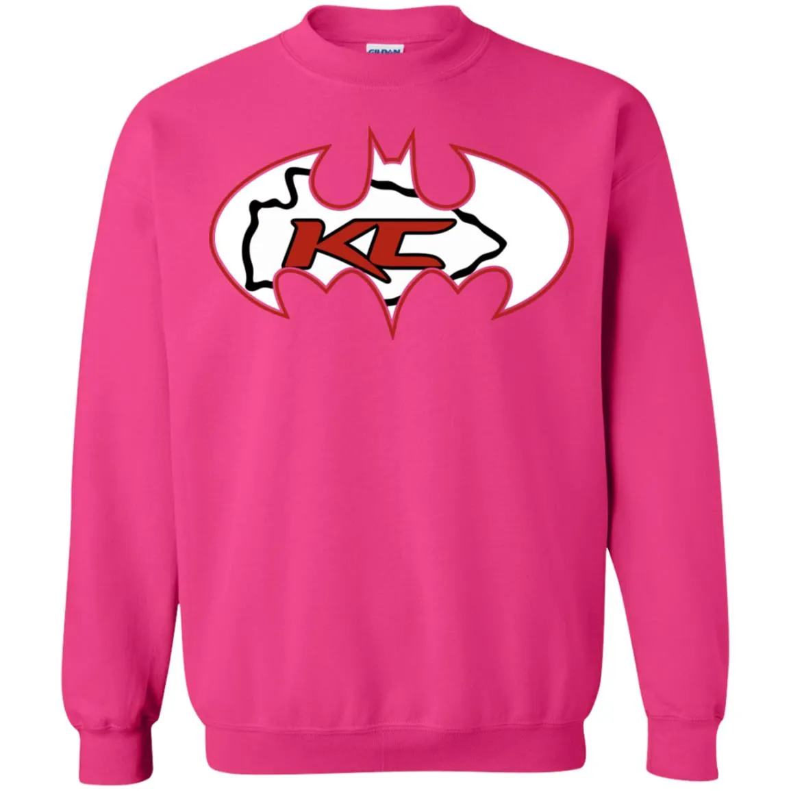 We Are The Kansas City Chiefs Batman Nfl Mashup Crewneck Pullover Sweatshirt