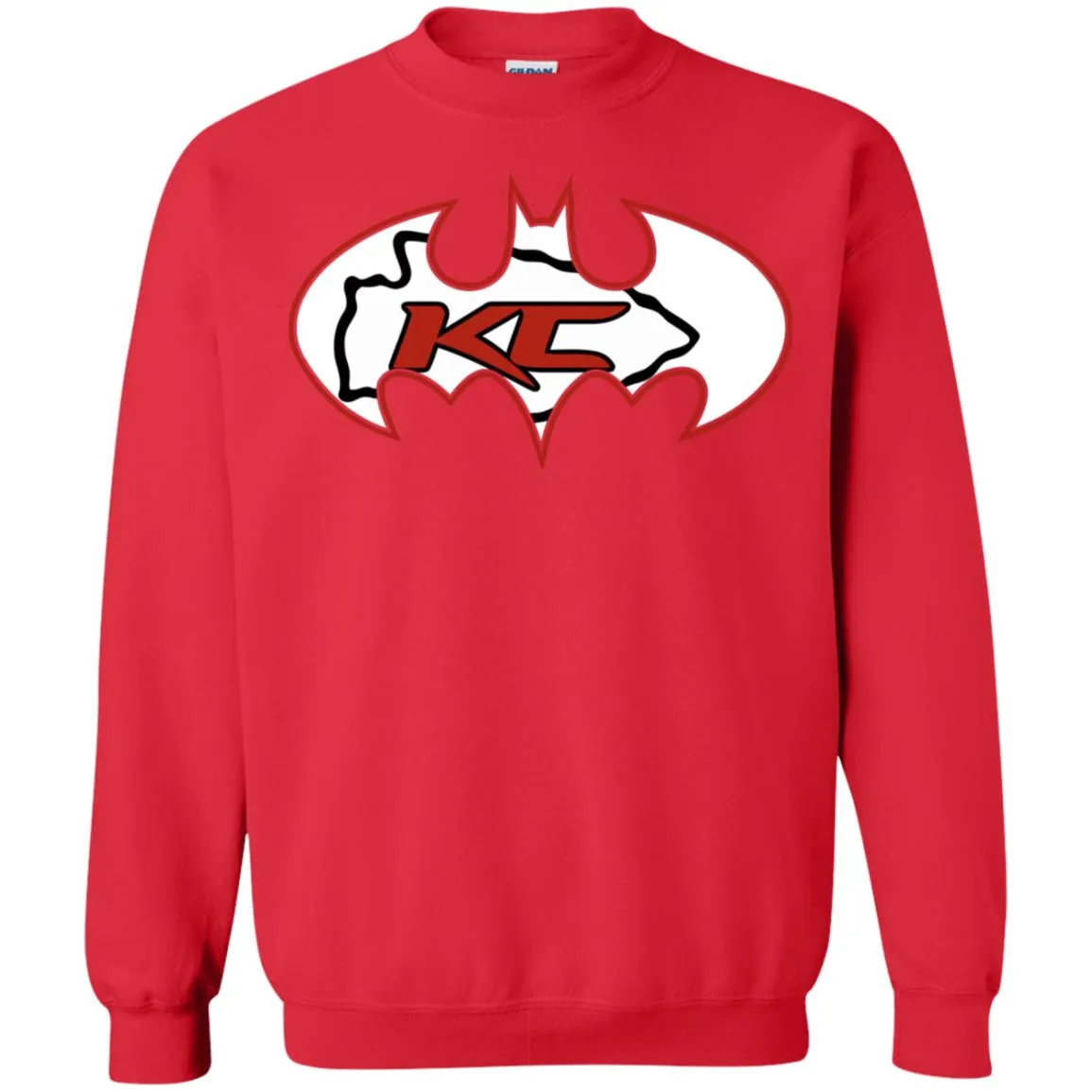 We Are The Kansas City Chiefs Batman Nfl Mashup Crewneck Pullover Sweatshirt